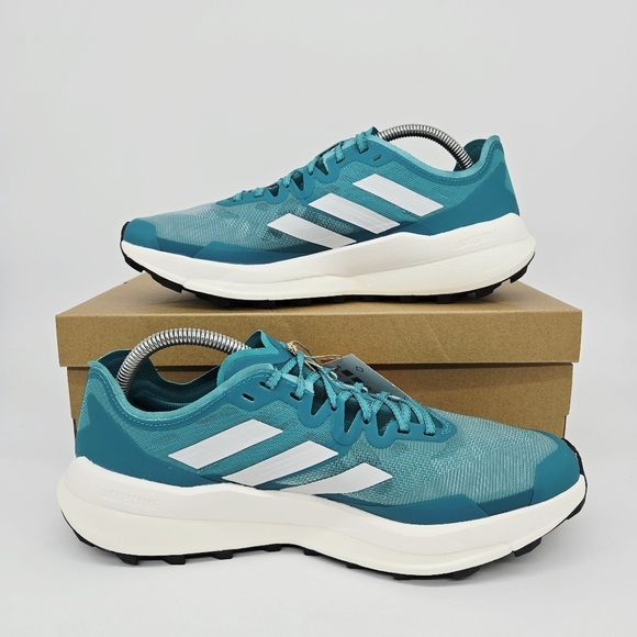 New Adidas Terrex Agravic Speed \'Pure Teal\' Men\'s Trail Running Shoes Size 12 main image 8